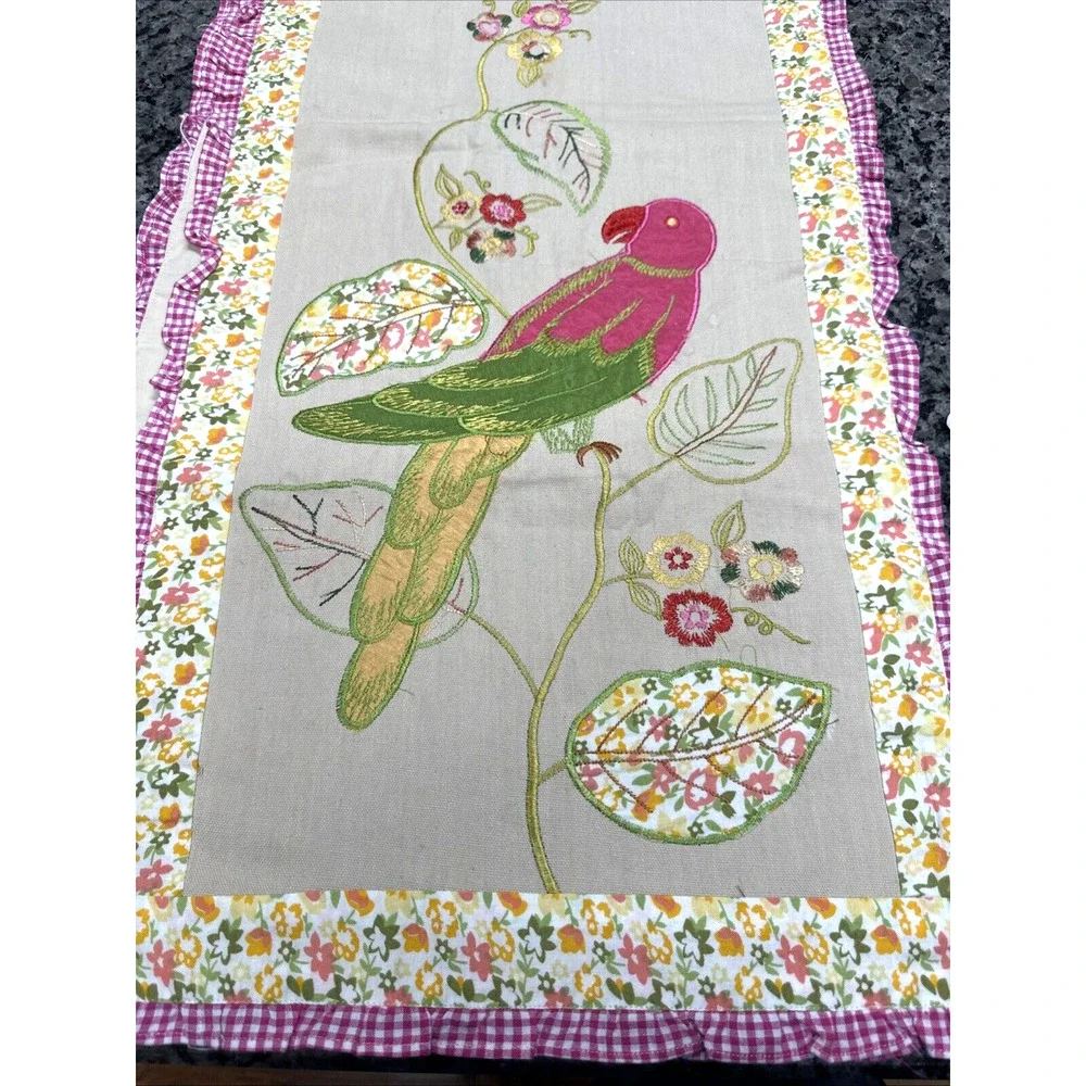 Pier 1 Imports Traditional Embroidered Bird 72